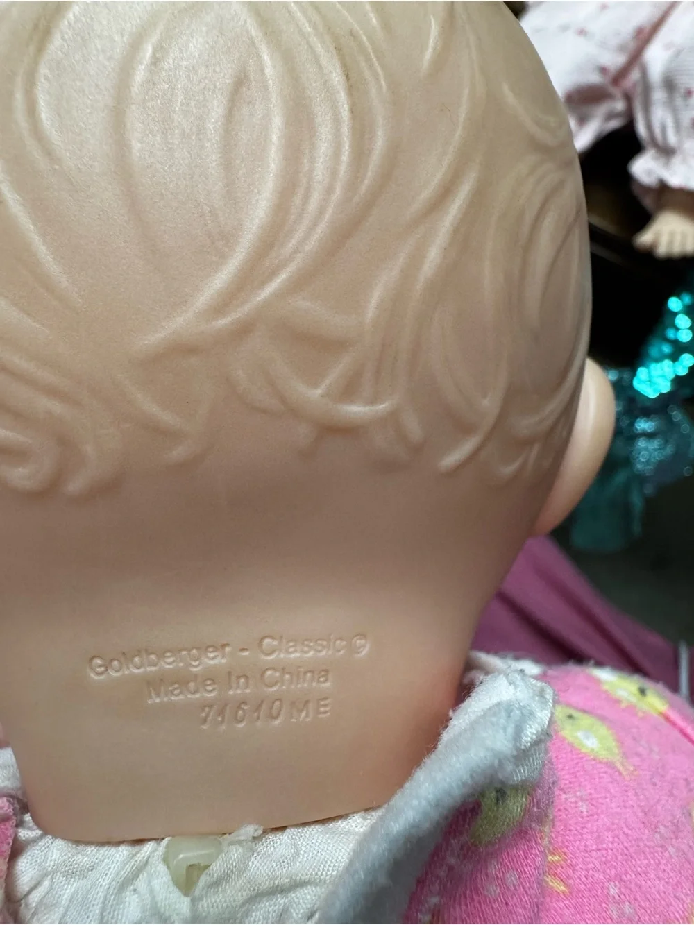 Pink Baby Doll in Pink Chick Print Outfit